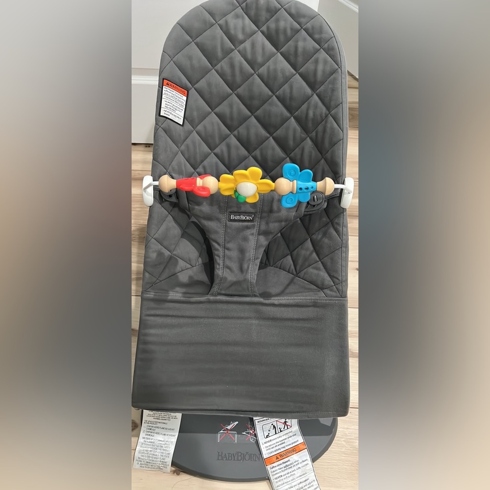 Baby bjorn bouncer with toy
